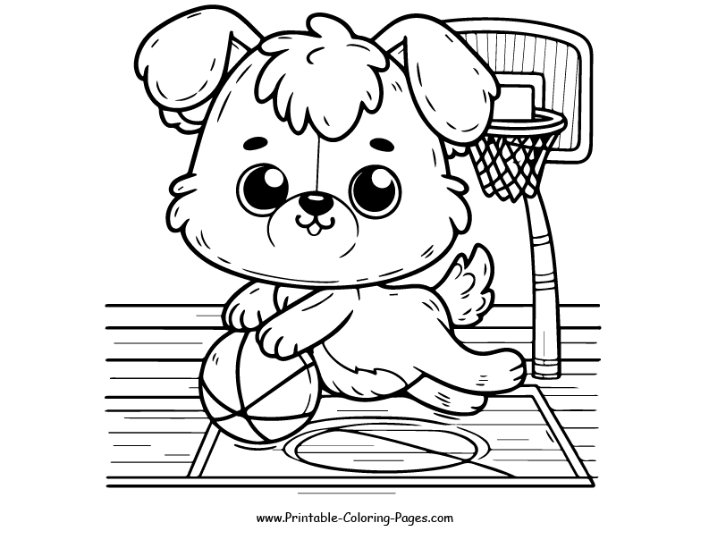 Dog www printable coloring pages.com 28