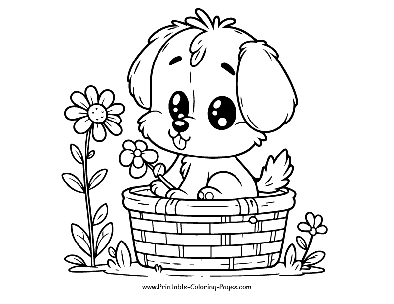 Dog www printable coloring pages.com 3