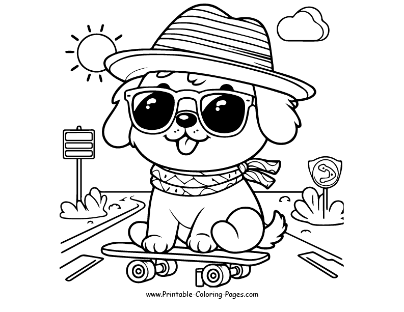 Dog www printable coloring pages.com 30