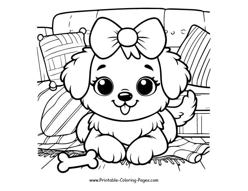 Dog www printable coloring pages.com 4