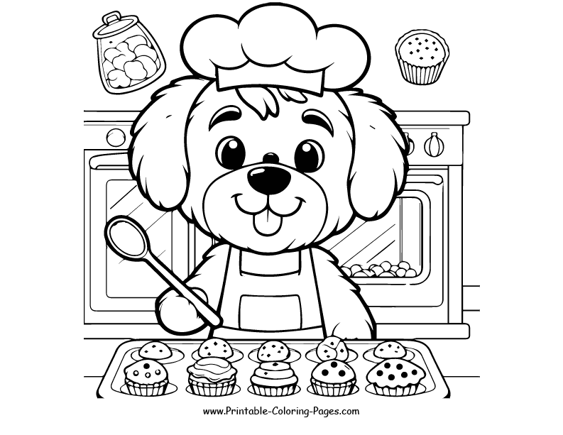 Dog www printable coloring pages.com 5