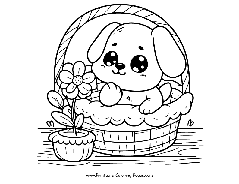 Dog www printable coloring pages.com 6