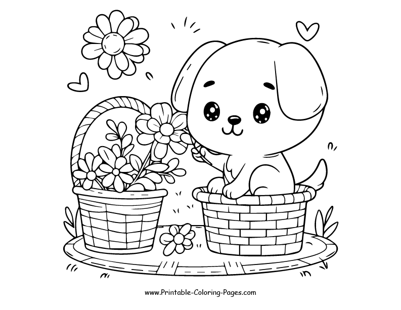 Dog www printable coloring pages.com 9