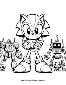 Free Ultimate Collection Of Sonic Coloring Pages: Free Printables For Kids!