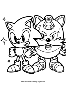 Free Ultimate Collection Of Sonic Coloring Pages: Free Printables For Kids!