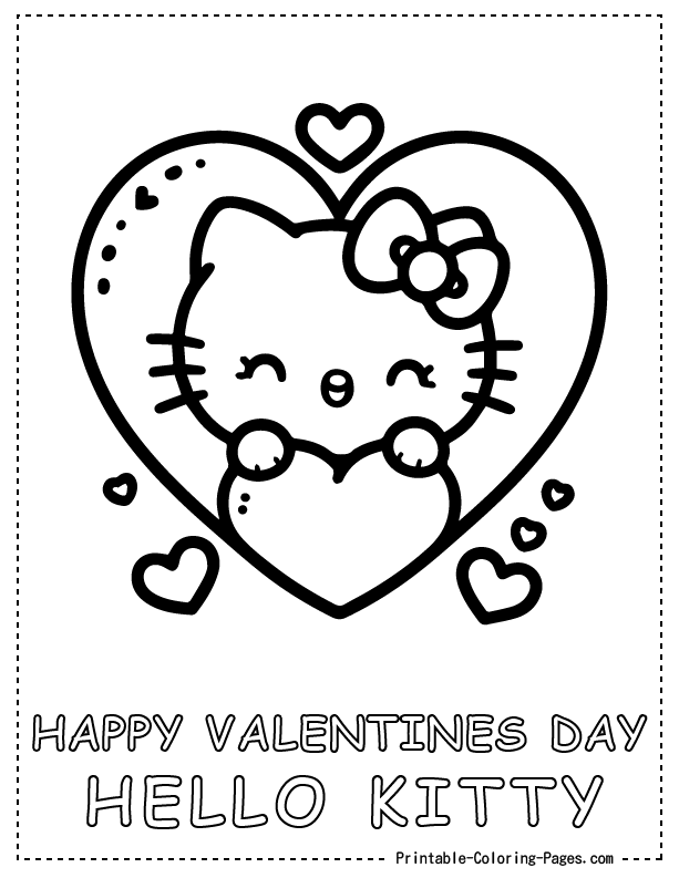 valentines day coloring page