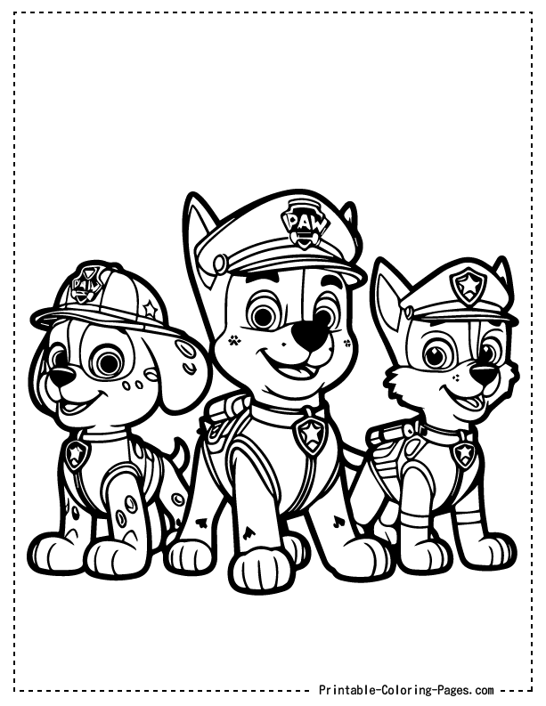 Paw Patrol Coloring Pages PDF Unleash Your Inner Artist With Ryder And 
