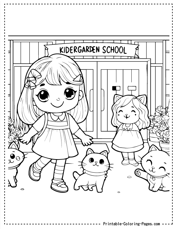 Kindergarten Coloring 10