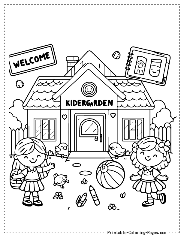 Kindergarten Coloring 13