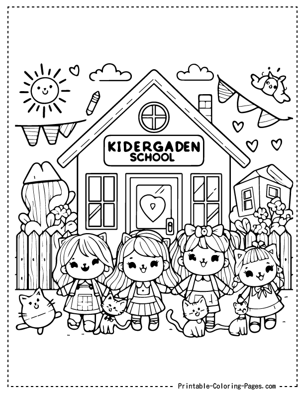 Kindergarten Coloring 14