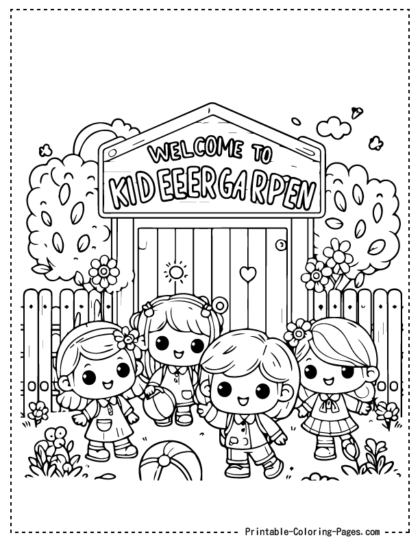 Kindergarten Coloring 15