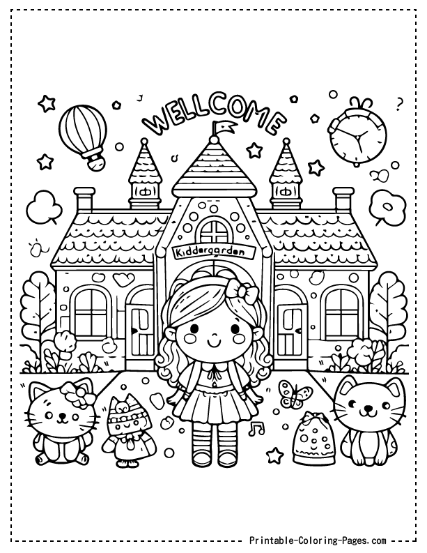 Kindergarten Coloring 18