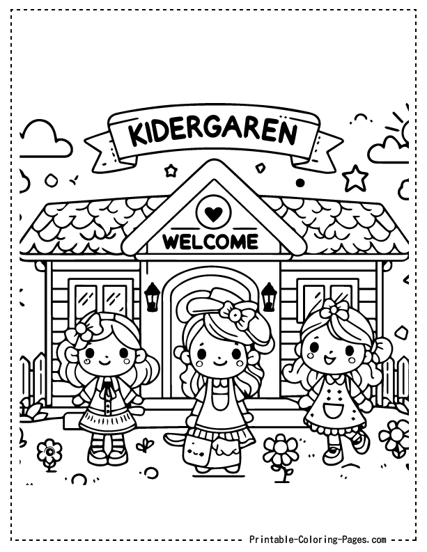 Kindergarten Coloring 19