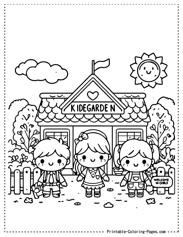 Kindergarten Coloring 4
