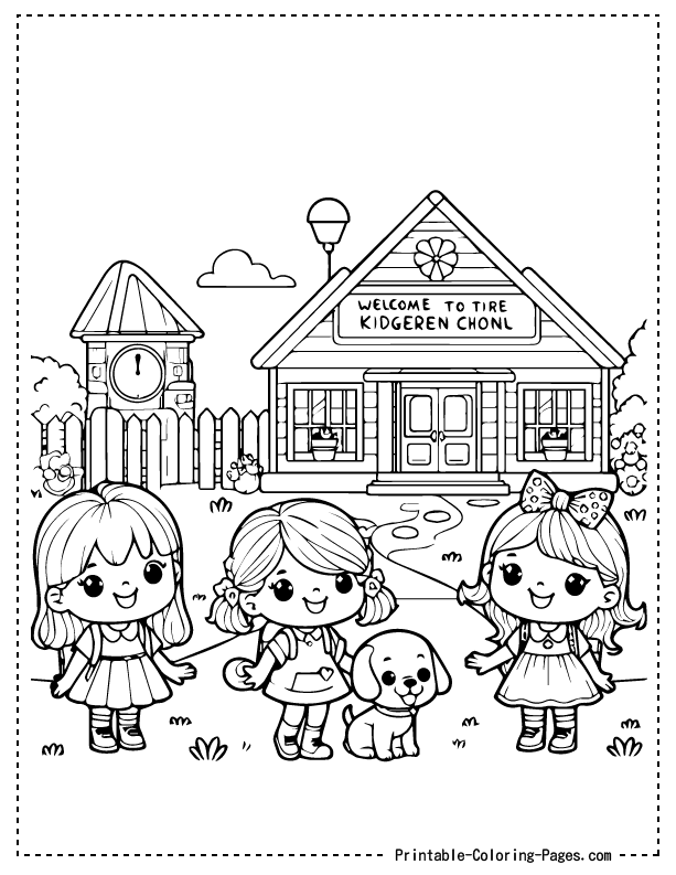 Kindergarten Coloring 9
